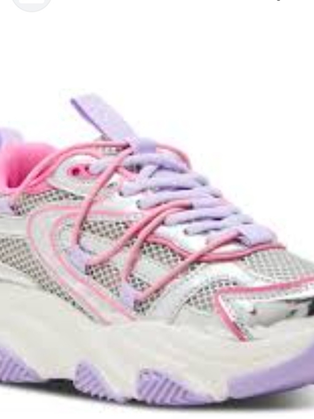 Steve Madden Girls' Pink & Lavender Mesh Sneakers